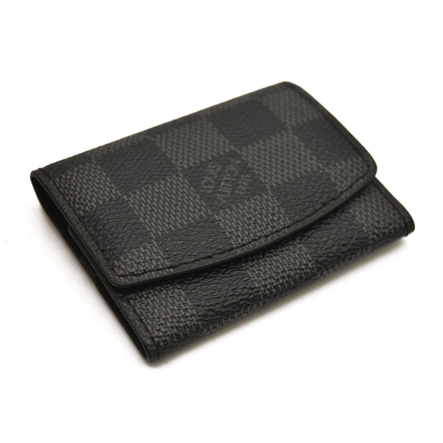 LOUIS VUITTON  Damier Graphite Cufflinks Case