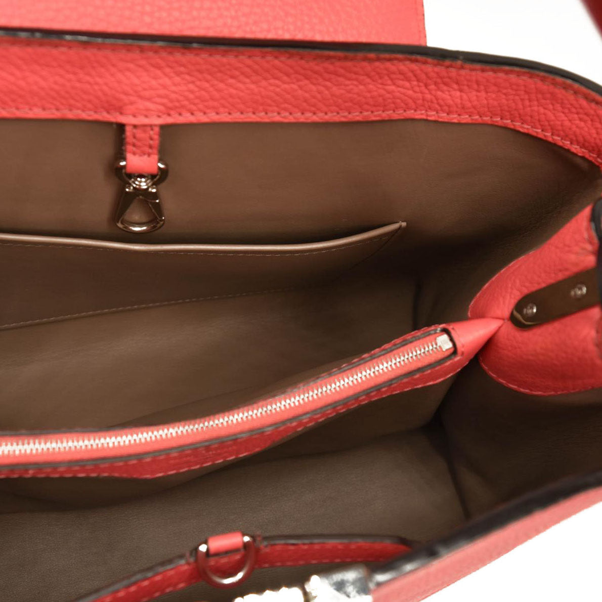 USED LOUIS VUITTON Taurillon Capucines MM Rose Litchi