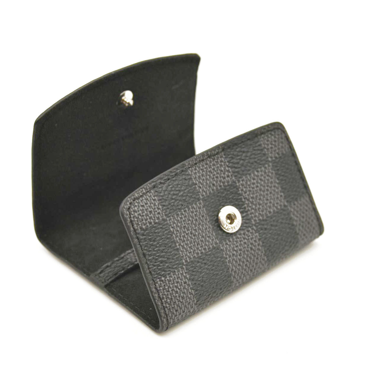 LOUIS VUITTON  Damier Graphite Cufflinks Case