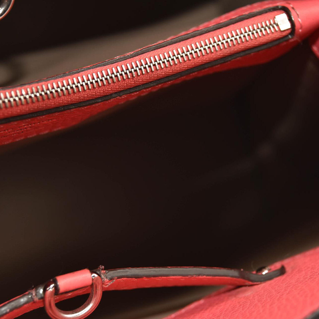 USED LOUIS VUITTON Taurillon Capucines MM Rose Litchi