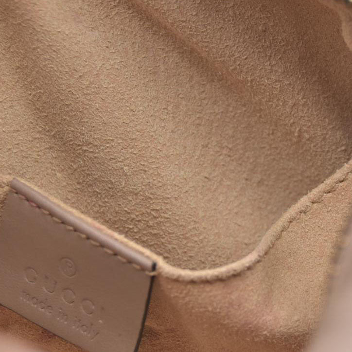 $1800 GUCCI Mini Marmont Porcelain Rose Camera Bag Crossbody
