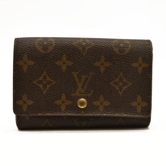 Louis Vuitton  Monogram Porte-Monnaie Billets Tresor Wallet MI0955