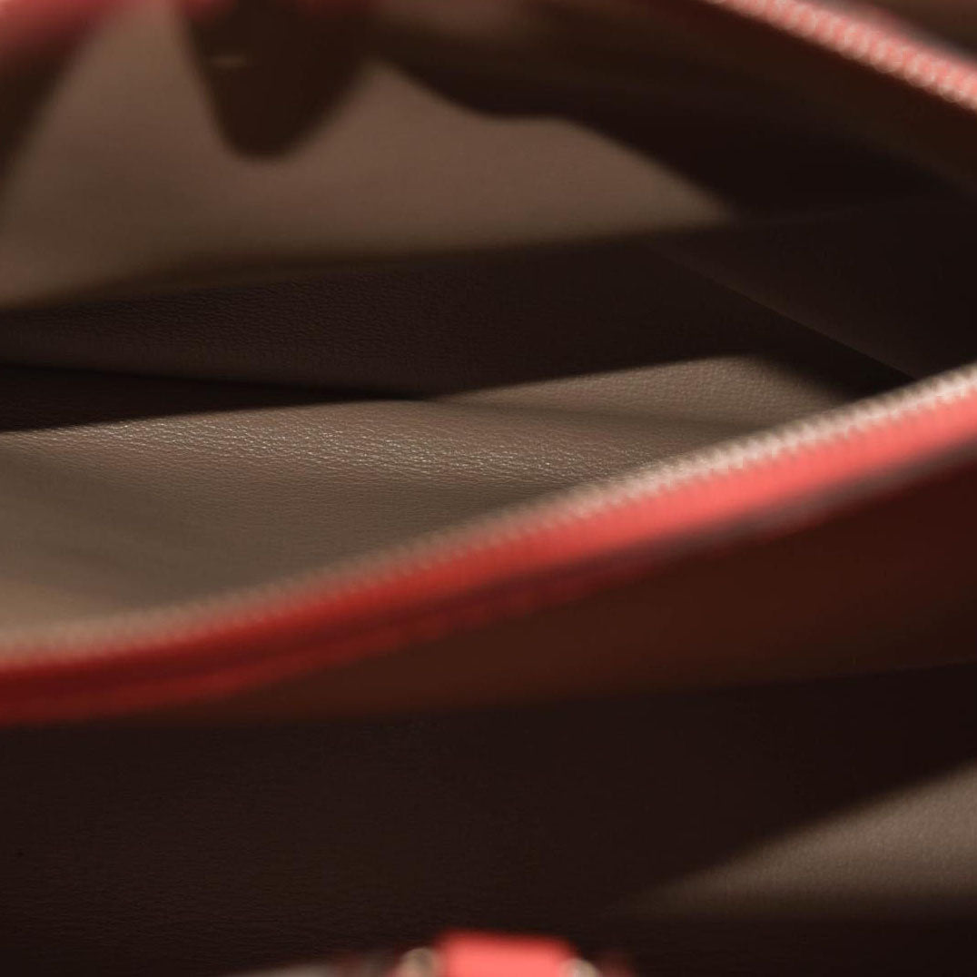 USED LOUIS VUITTON Taurillon Capucines MM Rose Litchi