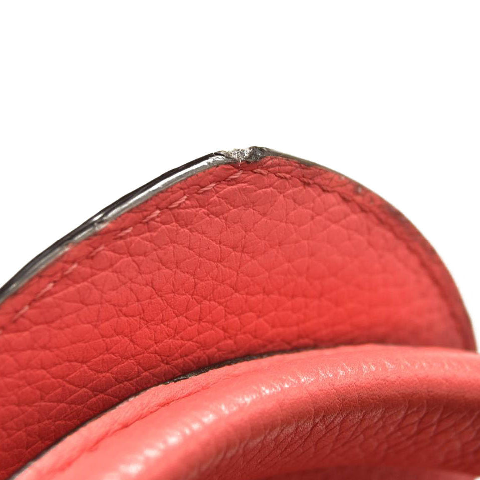 USED LOUIS VUITTON Taurillon Capucines MM Rose Litchi