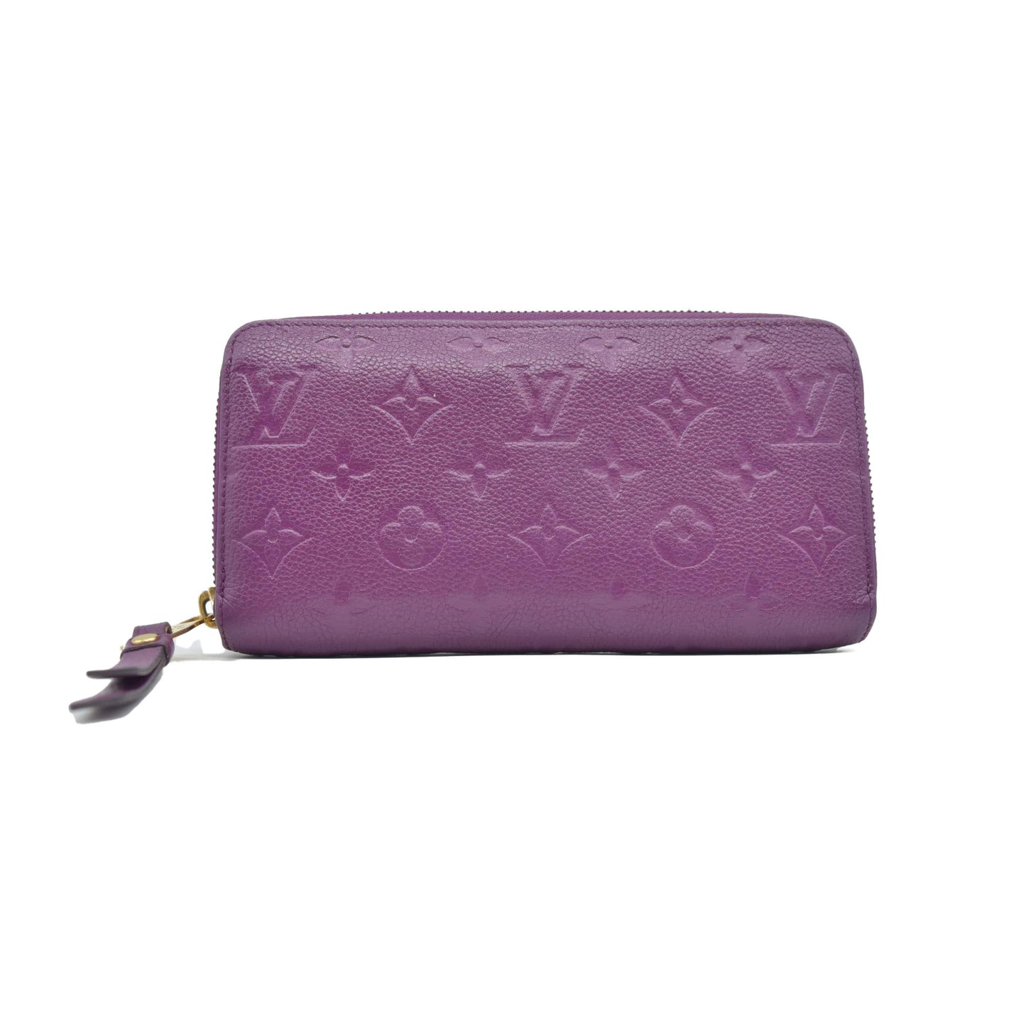$1170 2014 Louis Vuitton Empreinte Zippy Wallet Raisin SP0144 CONSIGNMENT