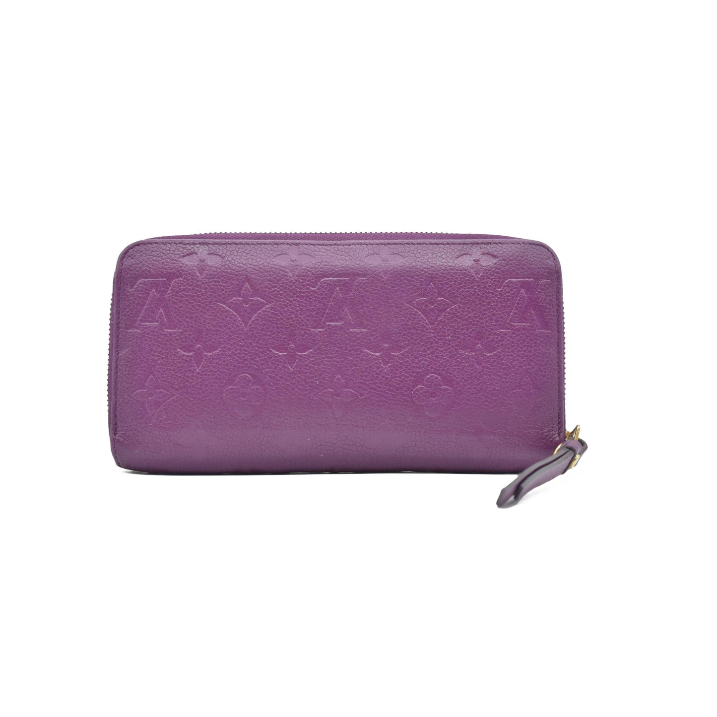 $1170 2014 Louis Vuitton Empreinte Zippy Wallet Raisin SP0144 CONSIGNMENT
