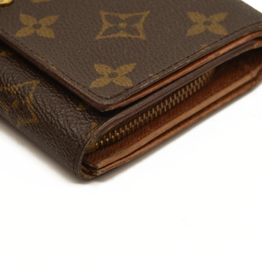 Louis Vuitton  Monogram Porte-Monnaie Billets Tresor Wallet MI0955