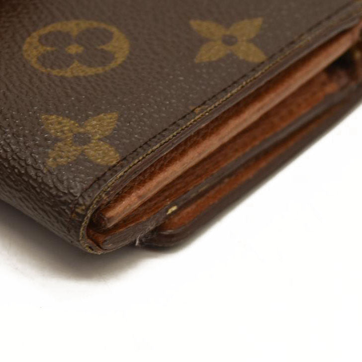 Louis Vuitton  Monogram Porte-Monnaie Billets Tresor Wallet MI0955