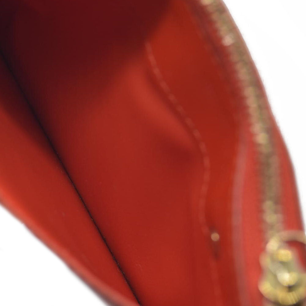 $390 Louis Vuitton Vernis Key Pouch Pomme D'Amour CONSIGNMENT