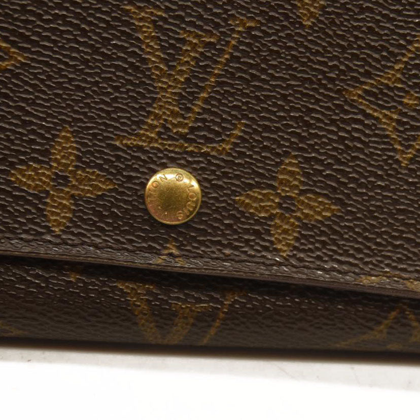 Louis Vuitton  Monogram Porte-Monnaie Billets Tresor Wallet MI0955