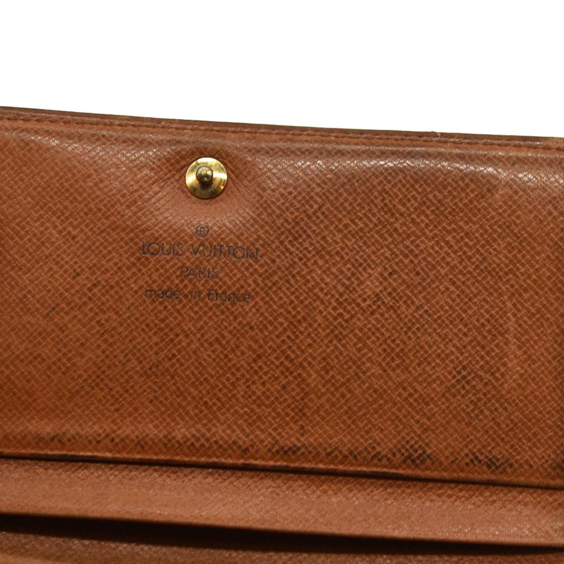 Louis Vuitton  Monogram Porte-Monnaie Billets Tresor Wallet MI0955