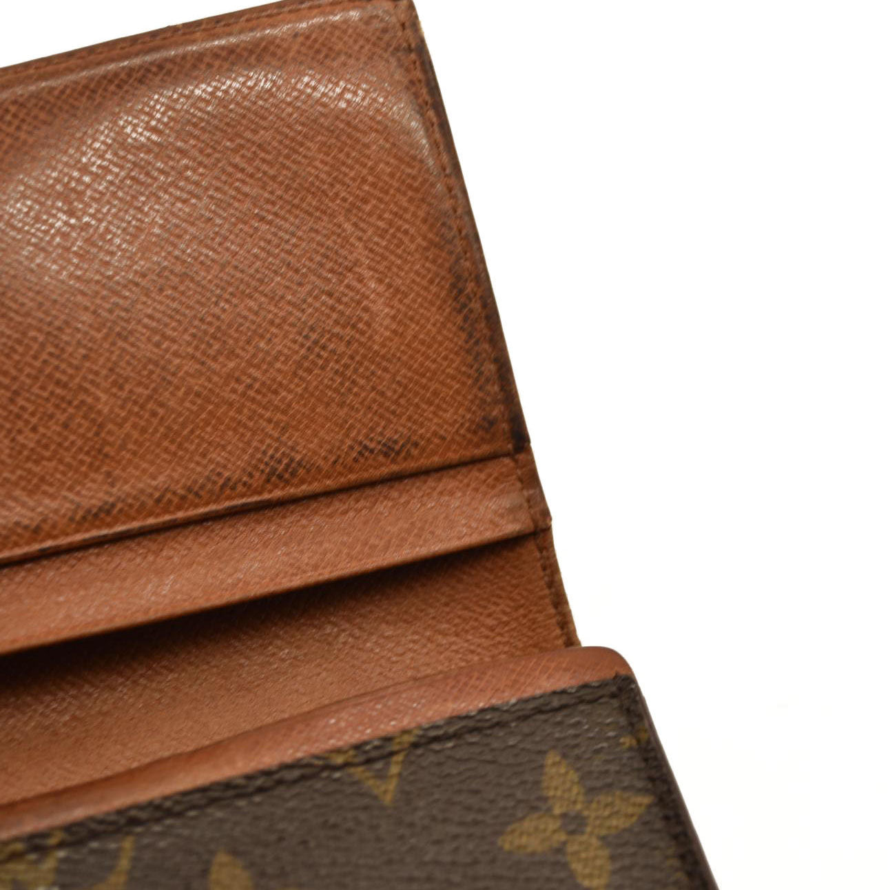 Louis Vuitton  Monogram Porte-Monnaie Billets Tresor Wallet MI0955