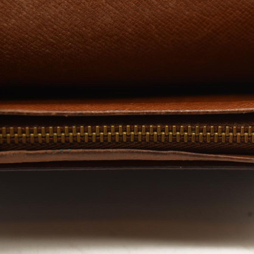 Louis Vuitton  Monogram Porte-Monnaie Billets Tresor Wallet MI0955