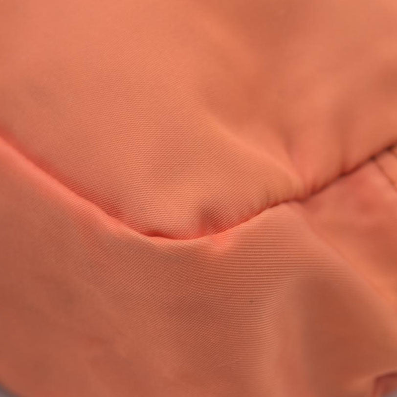 $695 Prada Nylon Vela Cosmetic Pouch Orange CONSIGNMENT