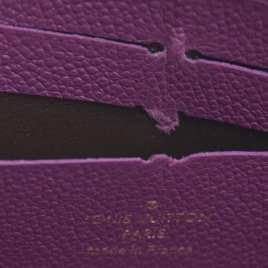 $1170 2014 Louis Vuitton Empreinte Zippy Wallet Raisin SP0144 CONSIGNMENT