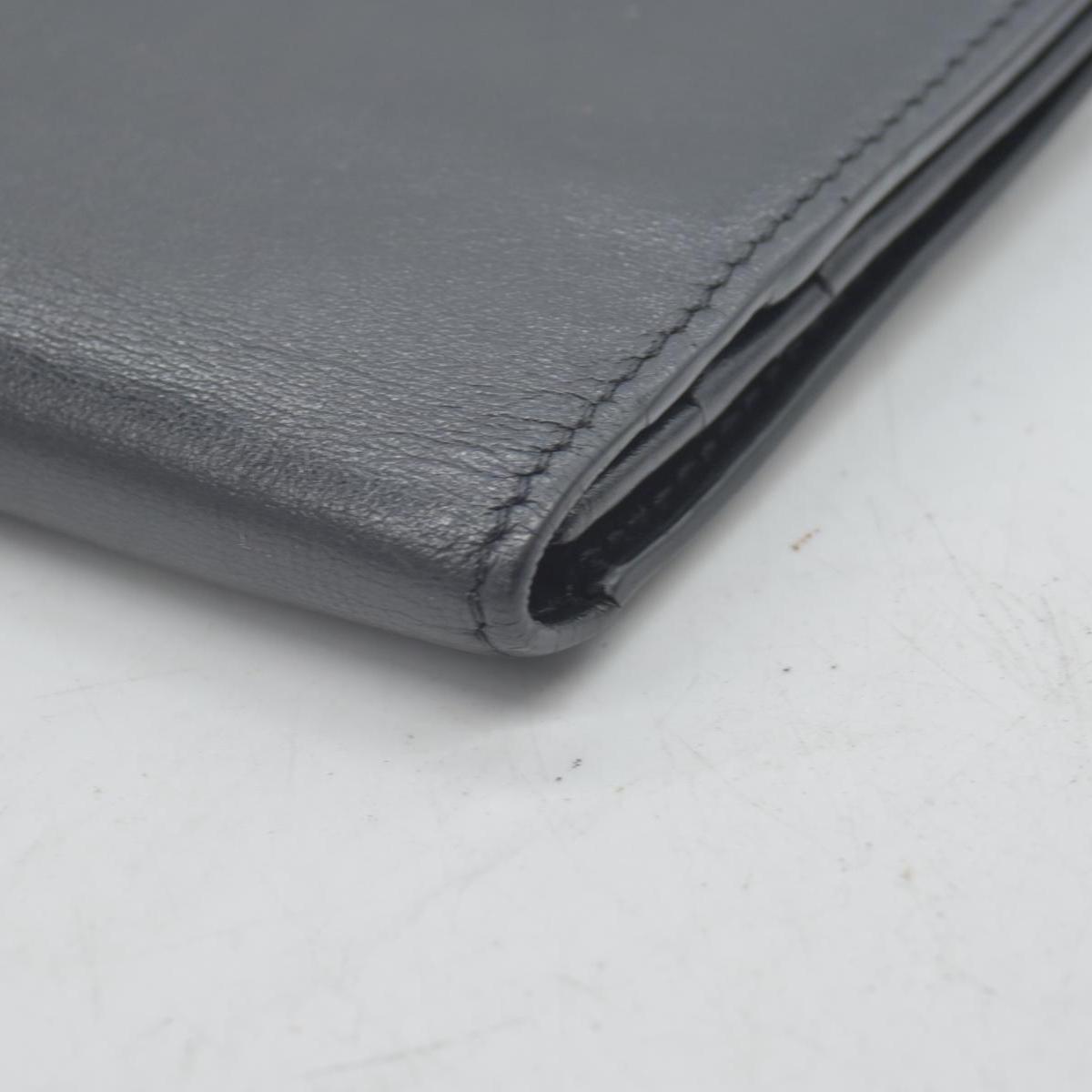 VERSACE Medusa Wallet Black Leather Unisex Bifold Long Wallet with Gold Hardware CONSIGNMENT