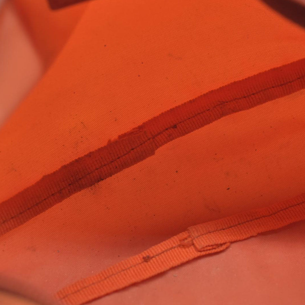 $695 Prada Nylon Vela Cosmetic Pouch Orange CONSIGNMENT