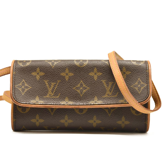 LOUIS VUITTON Monogram Pochette Twin PM CA1919