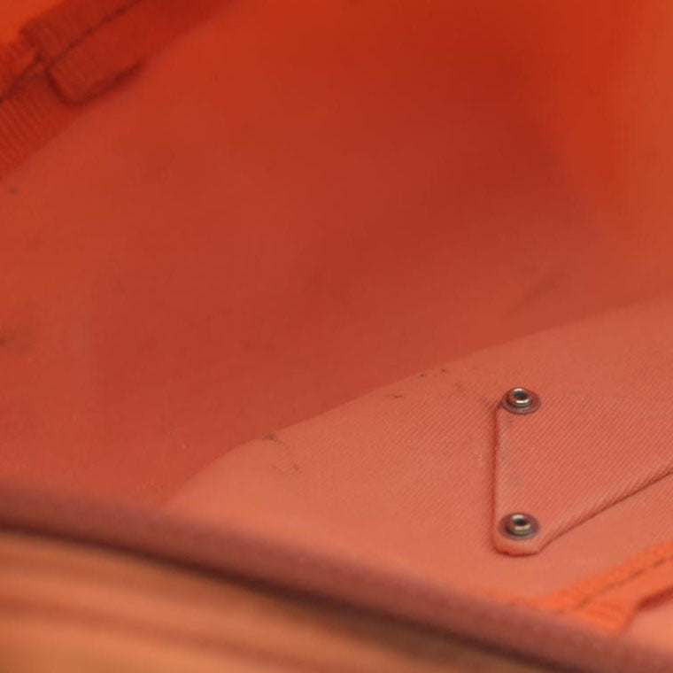 $695 Prada Nylon Vela Cosmetic Pouch Orange CONSIGNMENT
