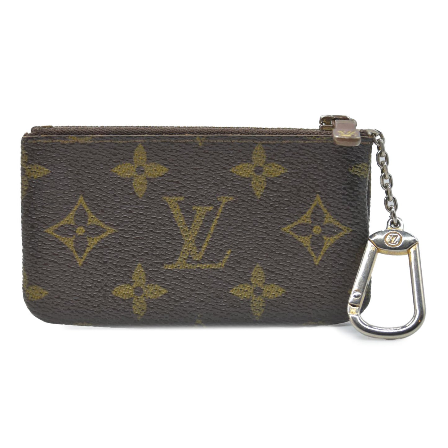 $345 LOUIS VUITTON Monogram Coin Purse Key Pochette Cles 8904ET
