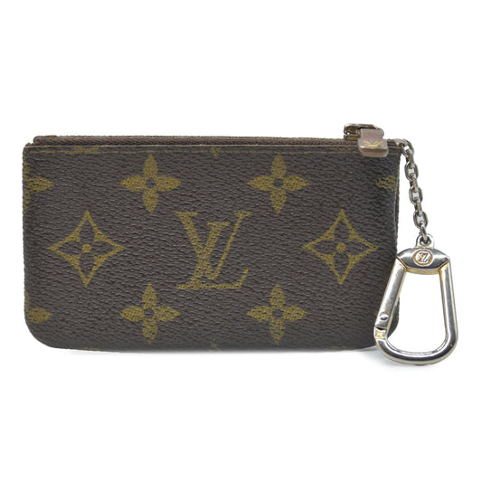$345 LOUIS VUITTON Monogram Coin Purse Key Pochette Cles 8904ET