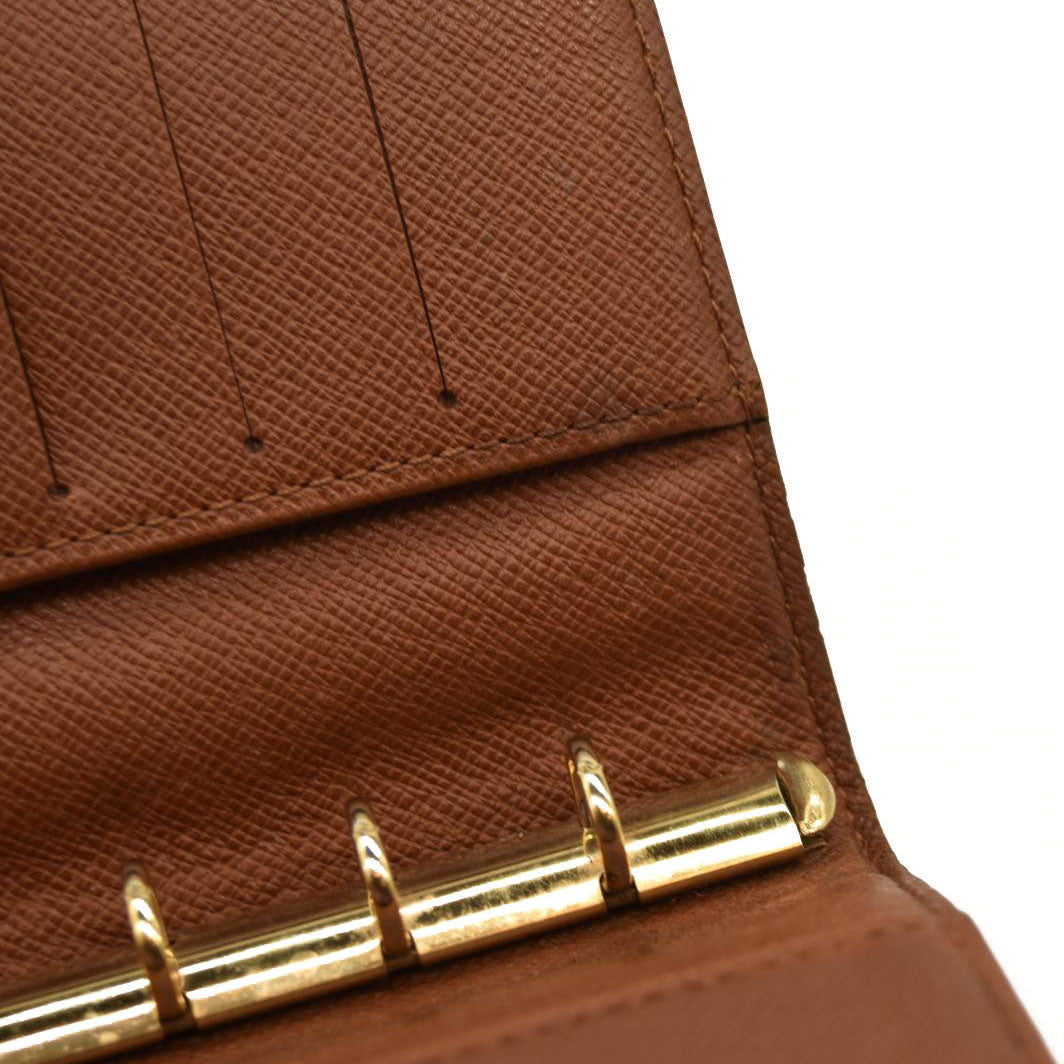 Louis Vuitton  Monogram Small Ring Agenda CA0979