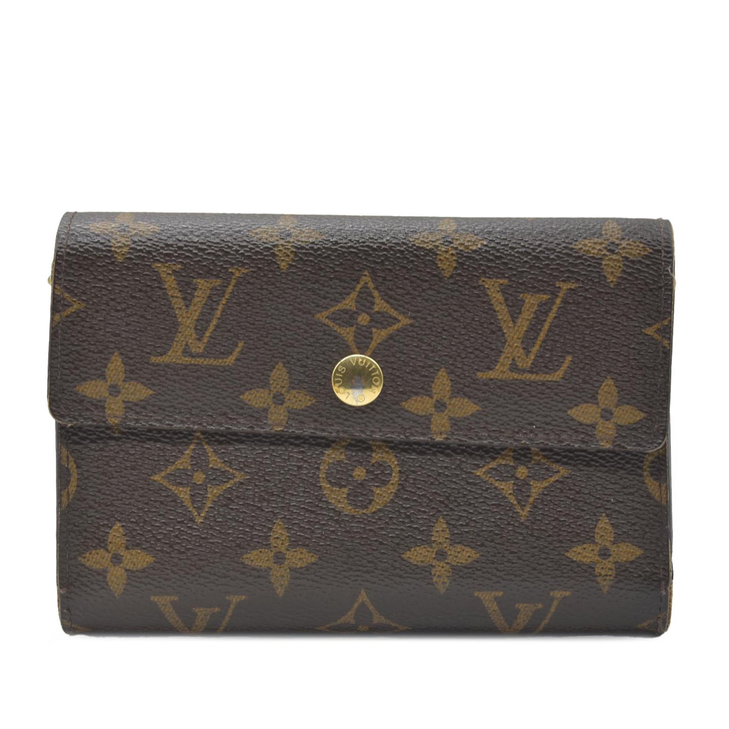 $775 LOUIS VUITTON Monogram Alexandra Trifold Wallet CA1180 2010