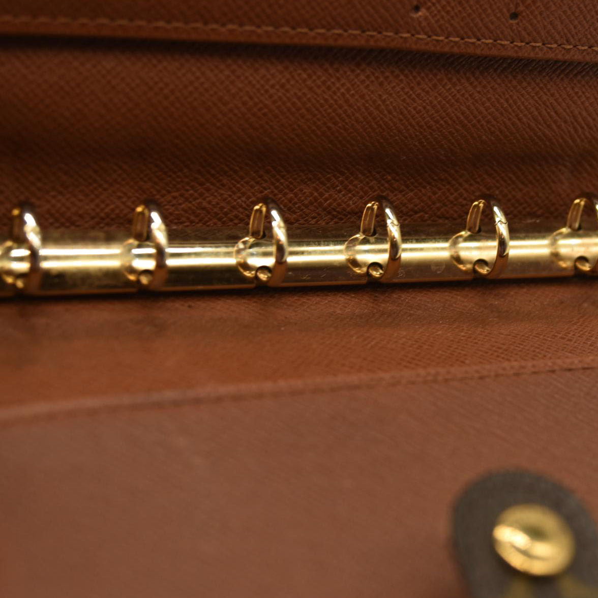 Louis Vuitton  Monogram Small Ring Agenda CA0979