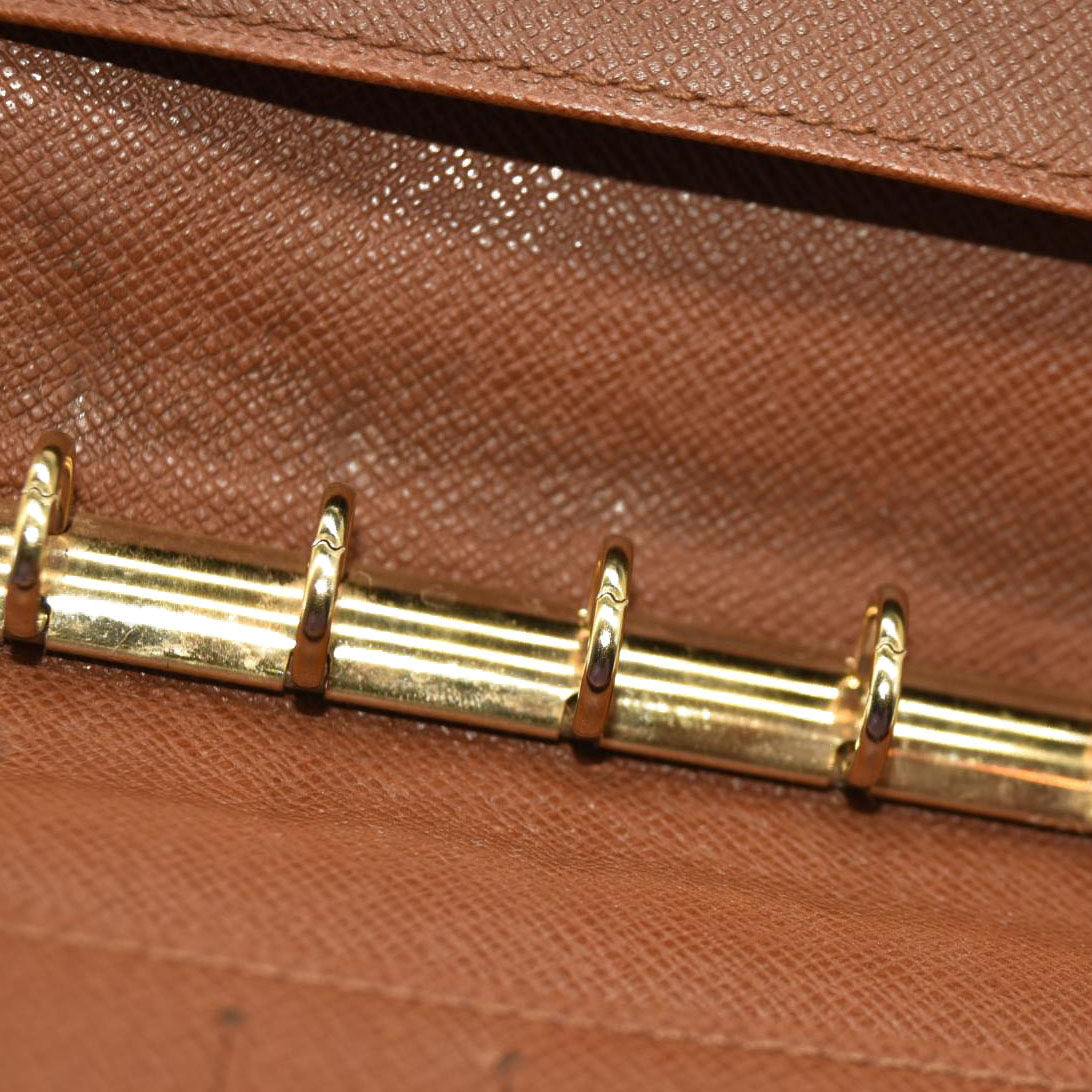 Louis Vuitton  Monogram Small Ring Agenda CA0979