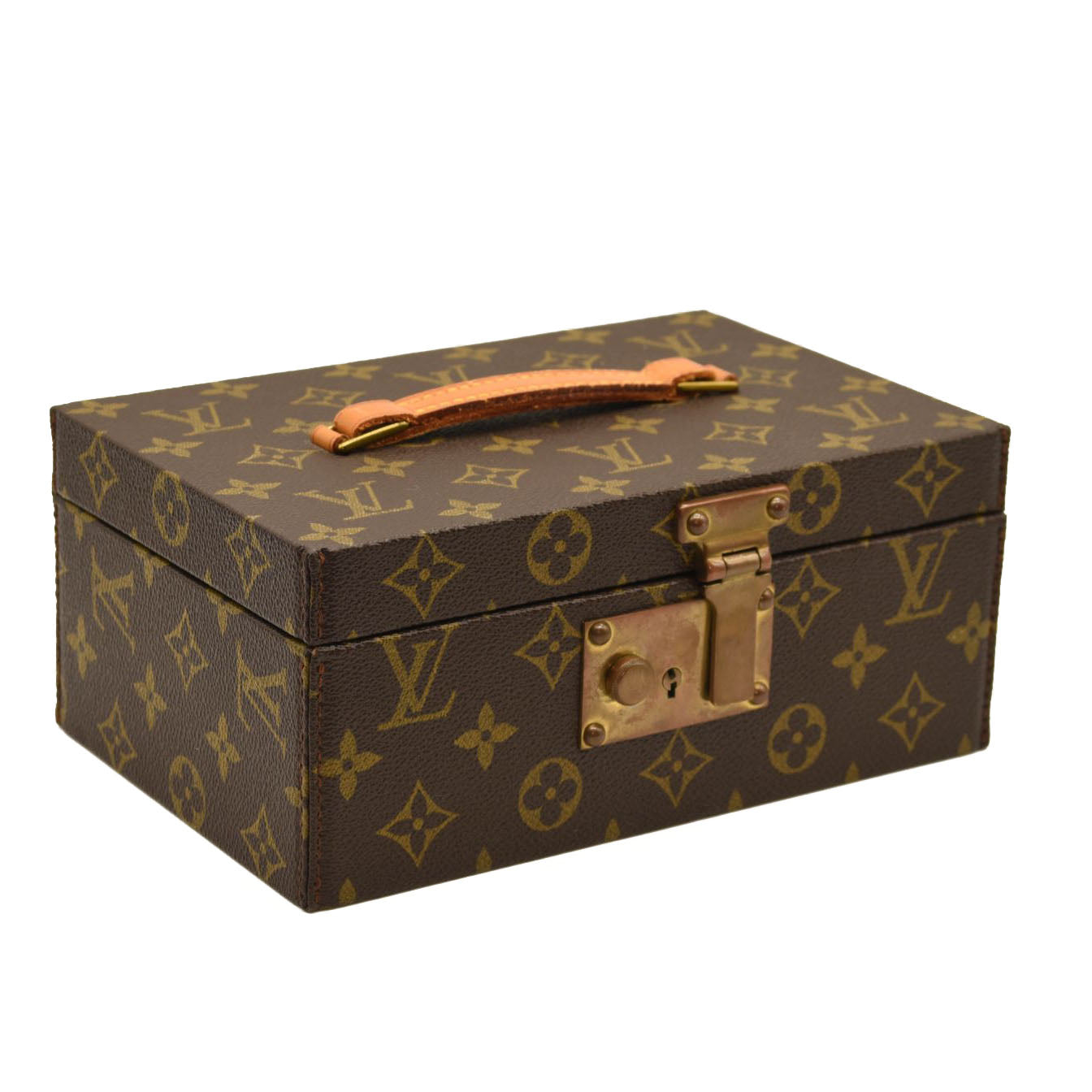 Louis Vuitton Boite A Tout Jewelry Box Case Handbag Monogram