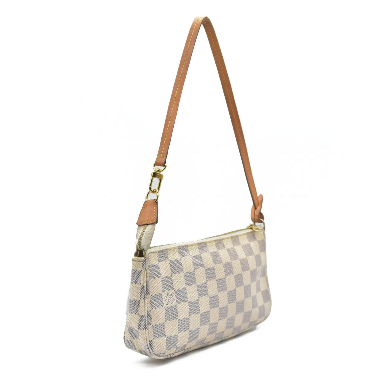 $1650 Louis Vuitton  Damier Azur Pochette Accessories NM MB5230