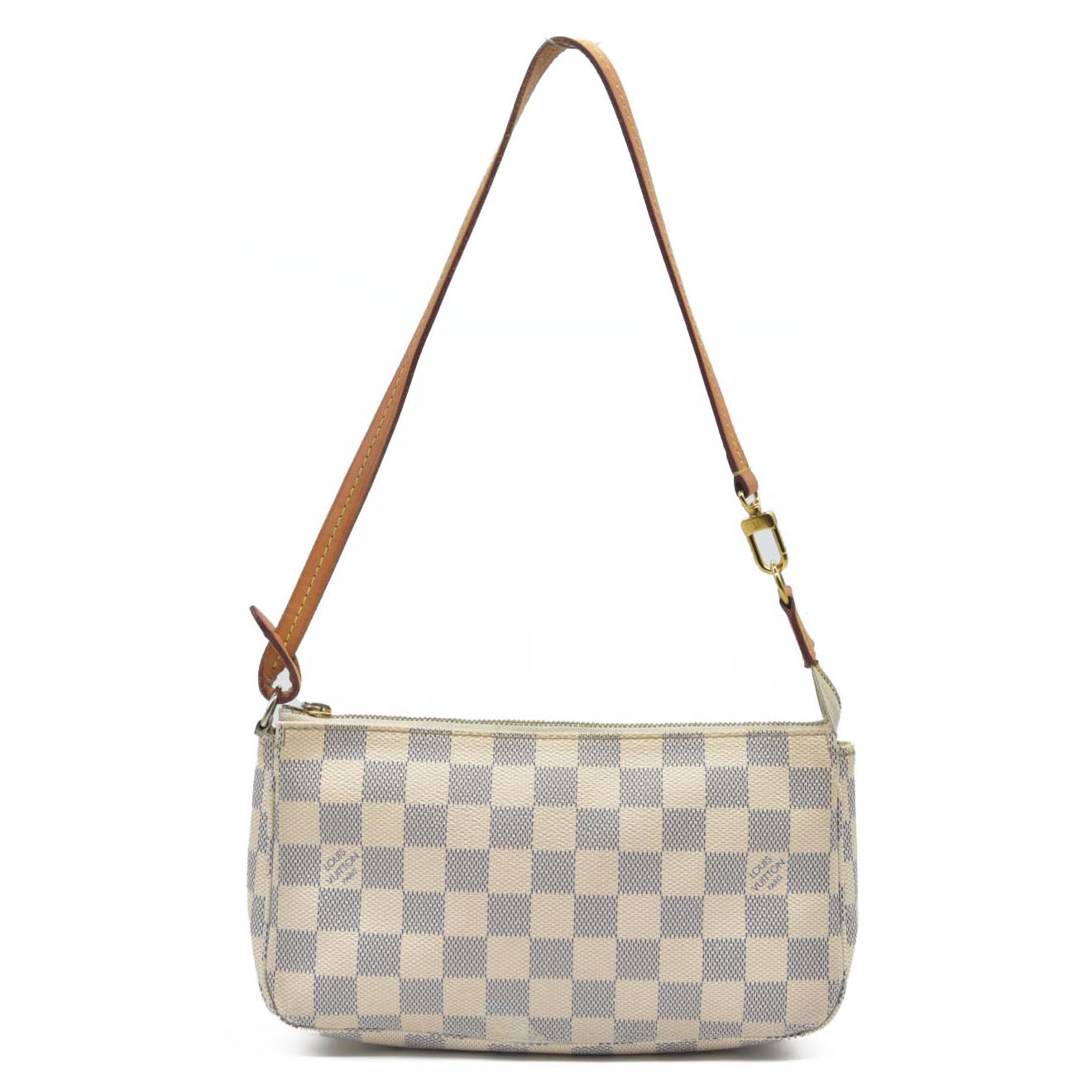 $1650 Louis Vuitton  Damier Azur Pochette Accessories NM MB5230