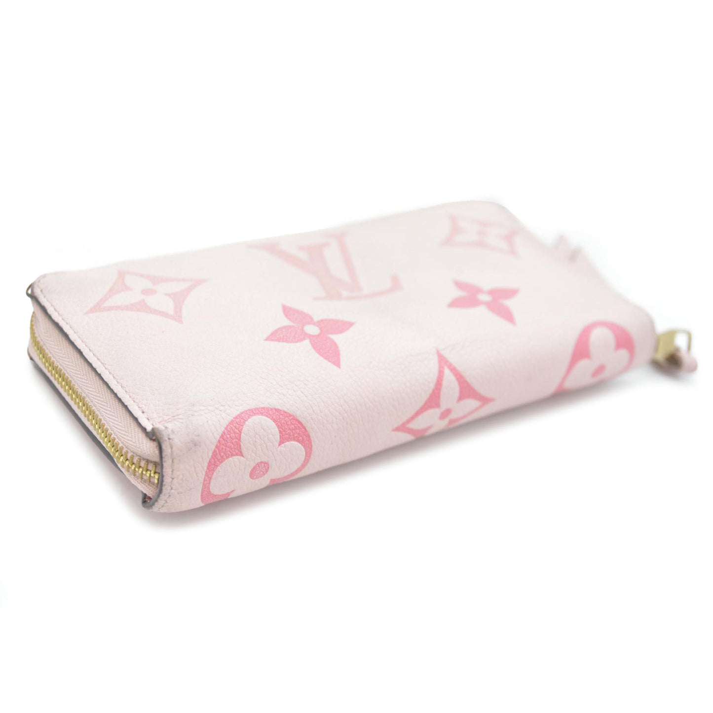LOUIS VUITTON Empreinte Monogram Giant By The Pool Zippy Wallet Bouton De Rose RFID
