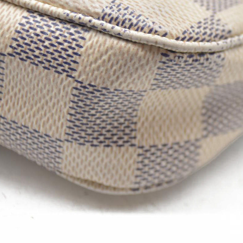 $1650 Louis Vuitton  Damier Azur Pochette Accessories NM MB5230