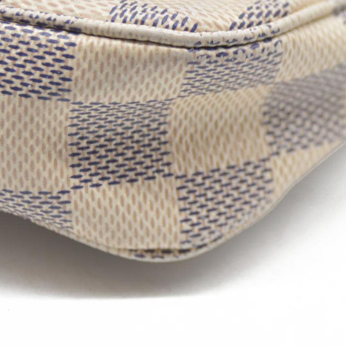 $1650 Louis Vuitton  Damier Azur Pochette Accessories NM MB5230