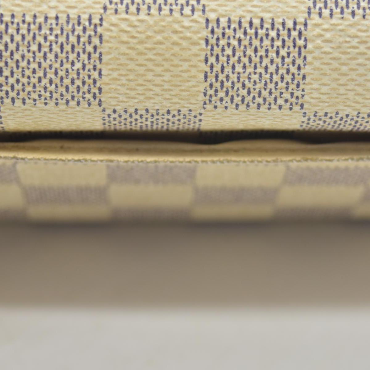 $775 Louis Vuitton Damier Azur Sarah Wallet NM CONSIGNMENT