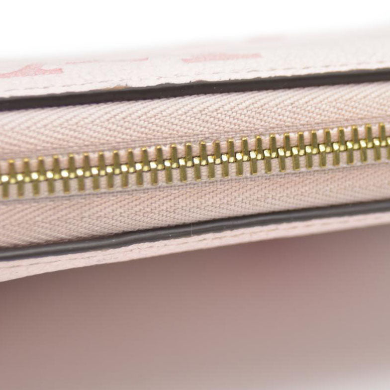 LOUIS VUITTON Empreinte Monogram Giant By The Pool Zippy Wallet Bouton De Rose RFID