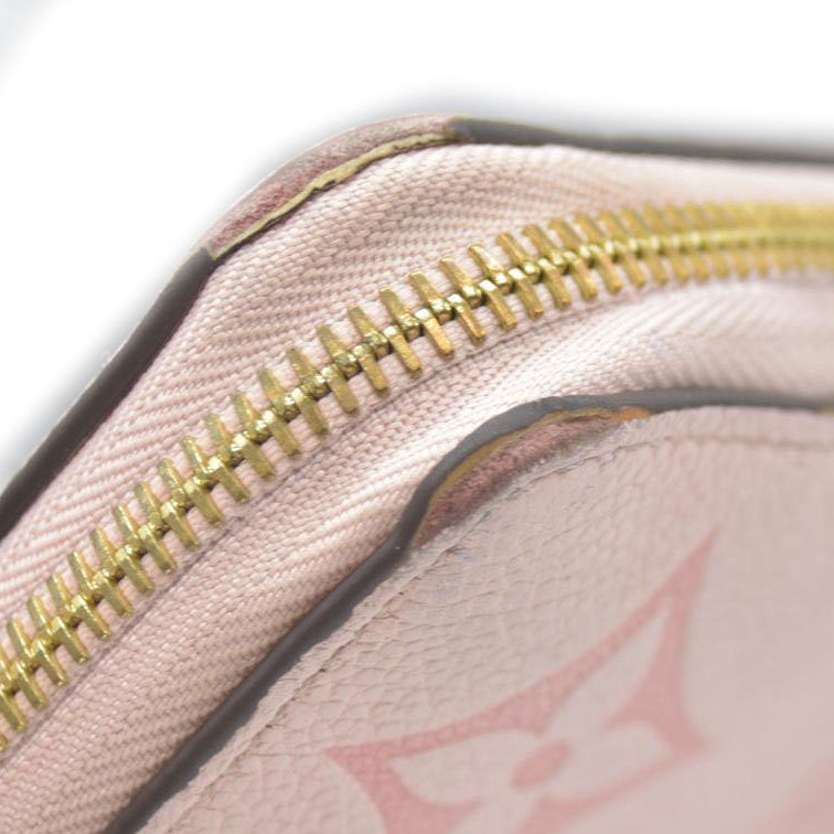LOUIS VUITTON Empreinte Monogram Giant By The Pool Zippy Wallet Bouton De Rose RFID