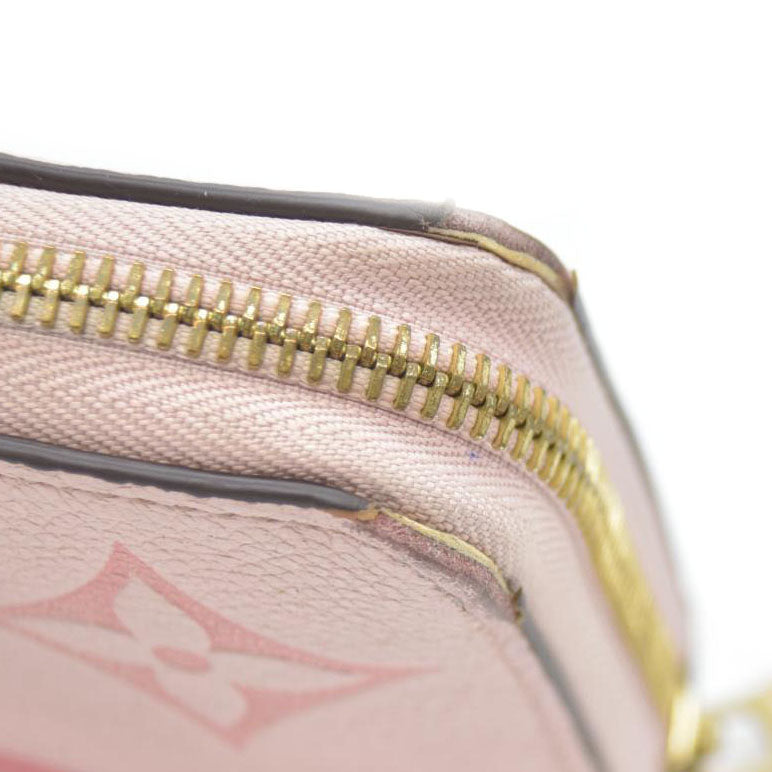 LOUIS VUITTON Empreinte Monogram Giant By The Pool Zippy Wallet Bouton De Rose RFID