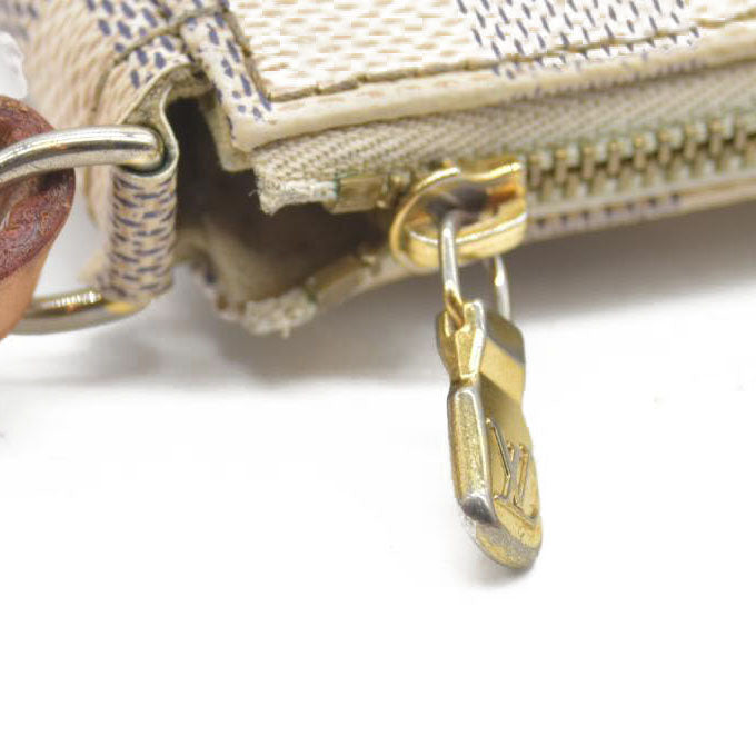 $1650 Louis Vuitton  Damier Azur Pochette Accessories NM MB5230