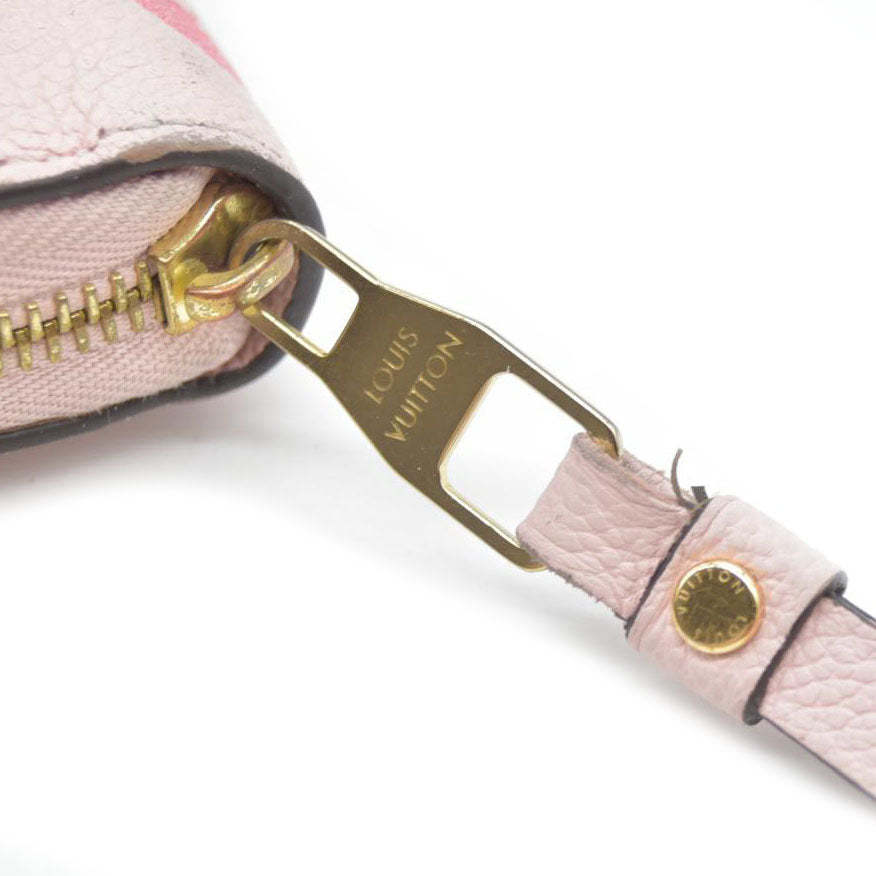 LOUIS VUITTON Empreinte Monogram Giant By The Pool Zippy Wallet Bouton De Rose RFID