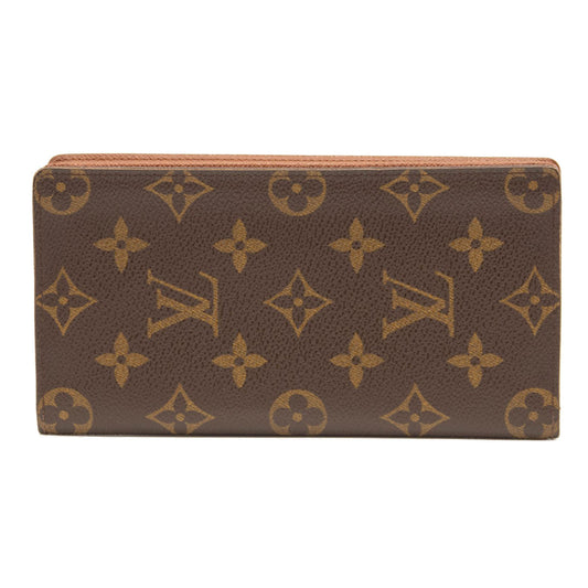 Used LOUIS VUITTON Monogram Pocket Brazza Cover Card Holder MI0988