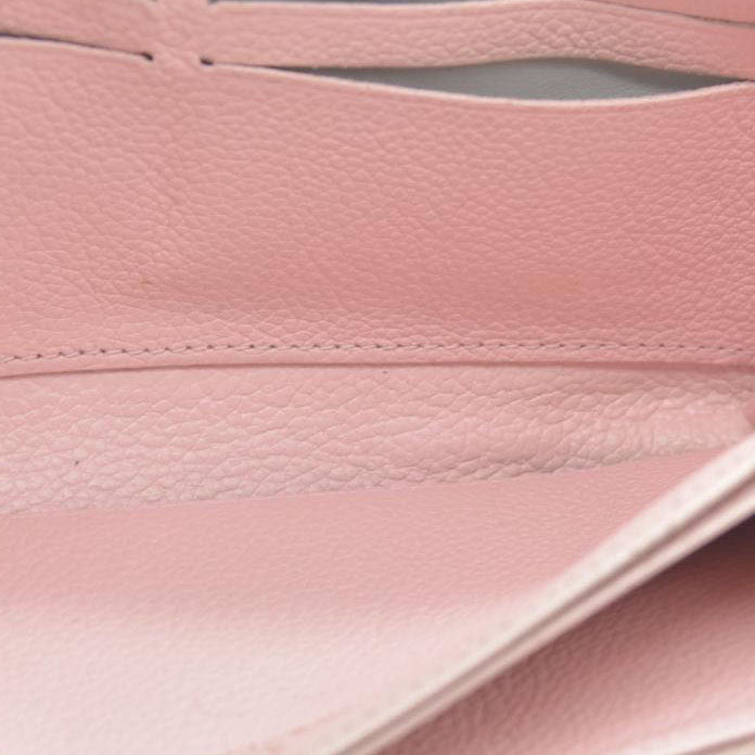 LOUIS VUITTON Empreinte Monogram Giant By The Pool Zippy Wallet Bouton De Rose RFID