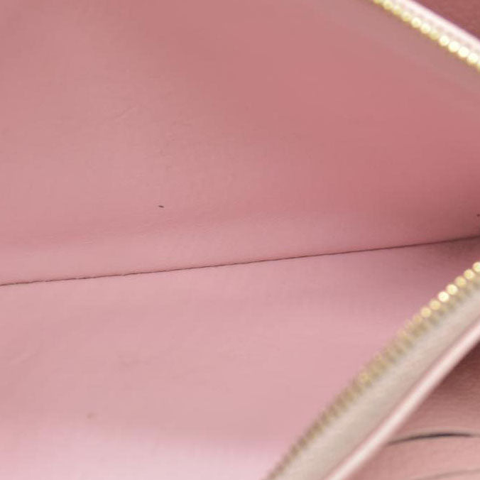 LOUIS VUITTON Empreinte Monogram Giant By The Pool Zippy Wallet Bouton De Rose RFID