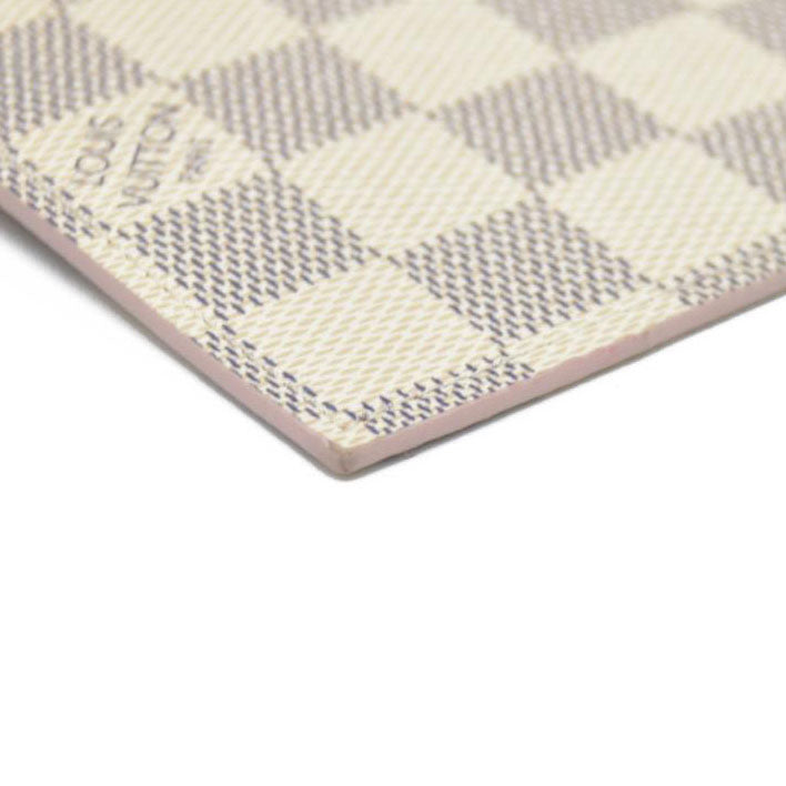 Louis Vuitton  Damier Azur Felicie Chain Wallet Zippered Insert Rose Ballerine