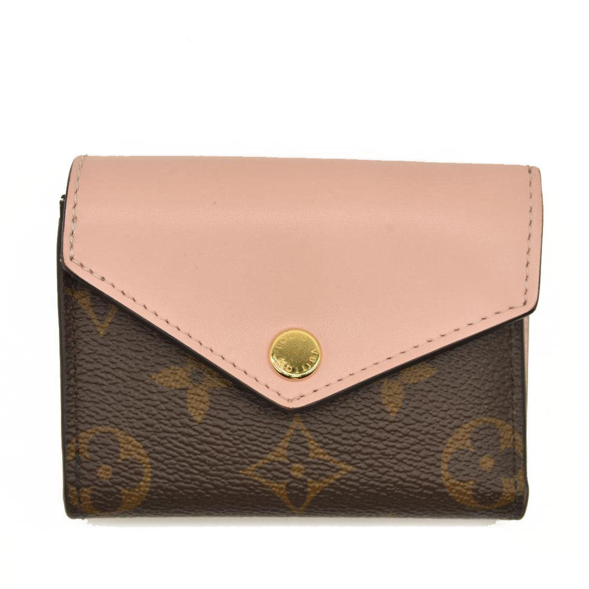 LOUIS VUITTON Monogram Zoe Wallet Rose Ballerine