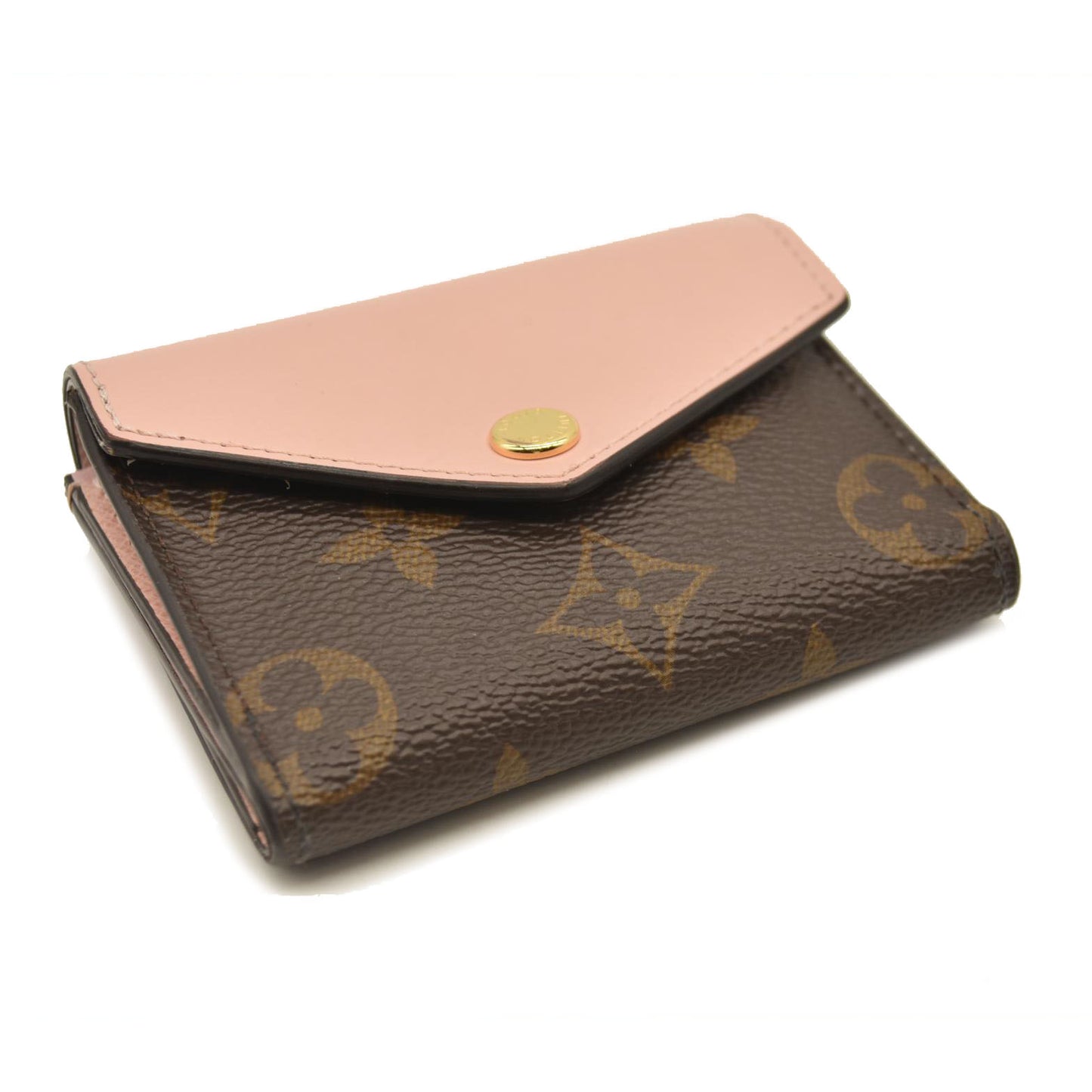 LOUIS VUITTON Monogram Zoe Wallet Rose Ballerine
