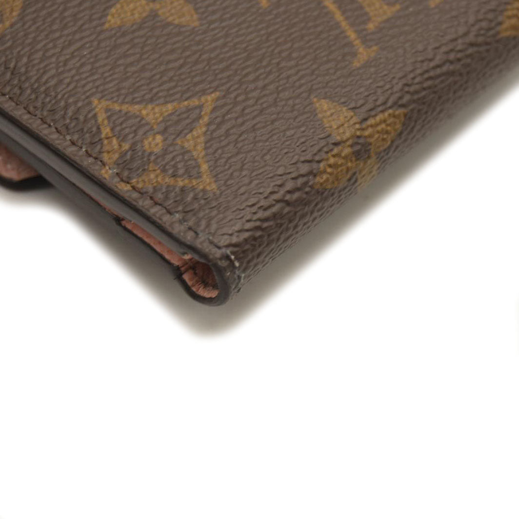 LOUIS VUITTON Monogram Zoe Wallet Rose Ballerine