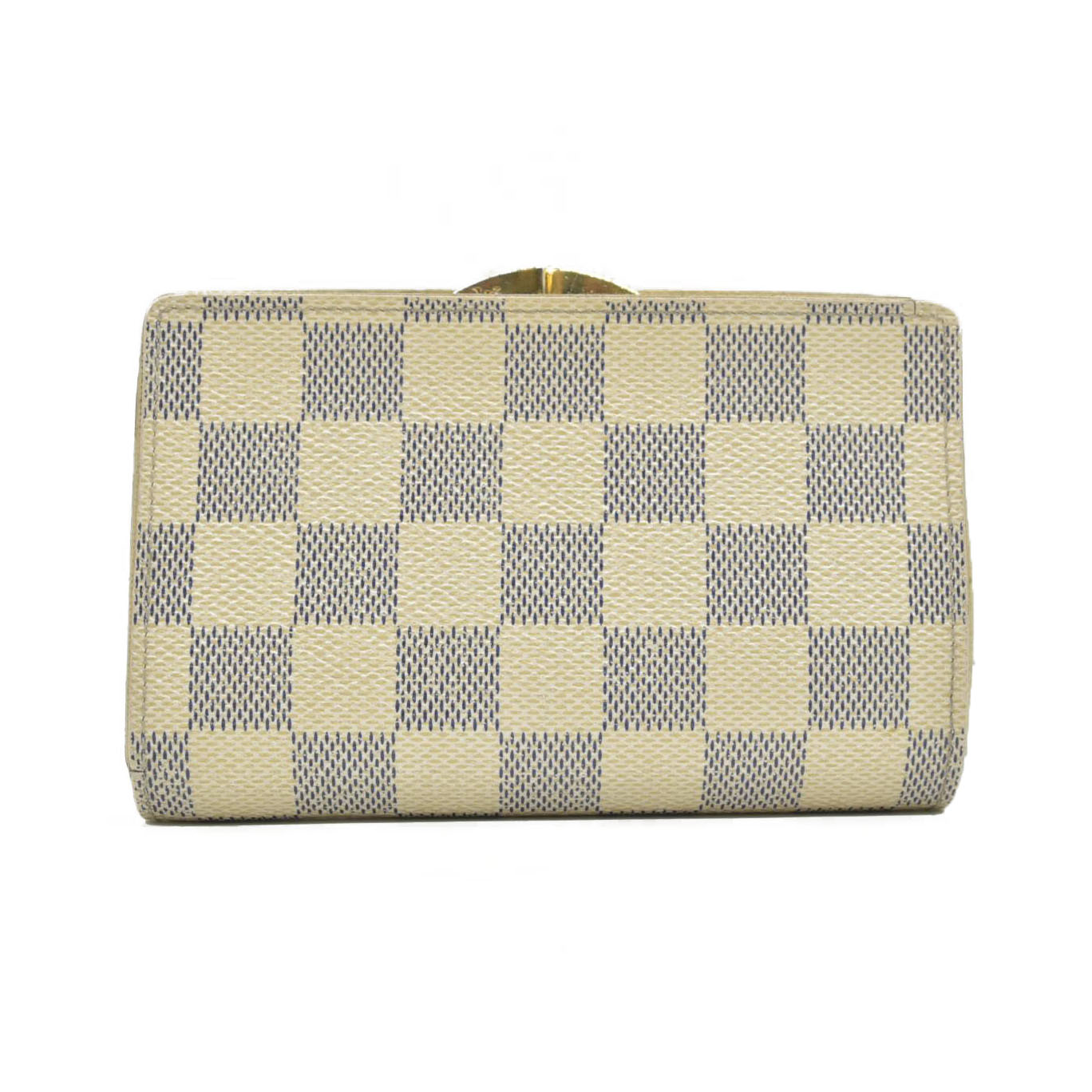 $750 2009 Louis Vuitton Damier Azur French Purse Wallet CONSIGNMENT MI4079