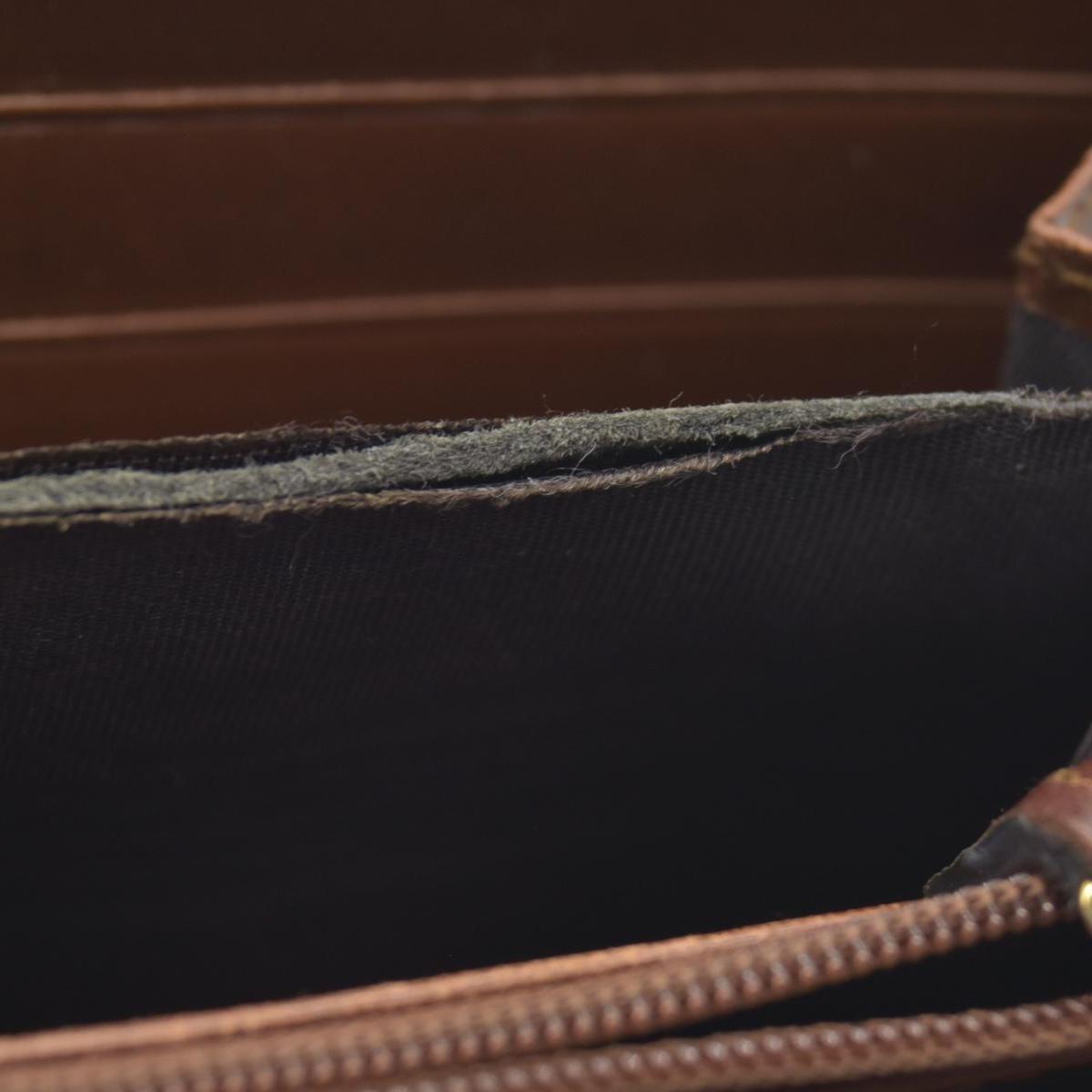 Gucci GG Supreme Monogram Cuoio Toscano Zip Around Wallet Beige Ebony Cuir CONSINGMENT